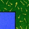 Small Adventure in Blue and Dark Green with Arrows