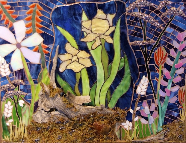In The Middle of Nowhere  by Grace Blowers Maplestone Gallery  Contemporary Mosaic Art