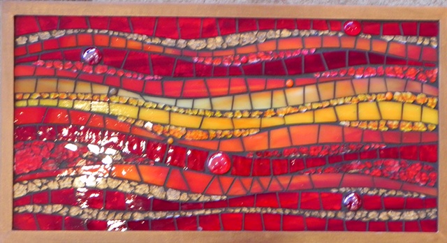 Morning Raga by Jean Loney  ~  Maplestone Gallery  ~  Contemporary Mosaic Art