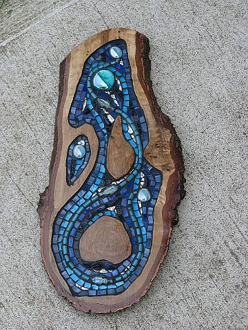 The Pond by Gillian Swanink  ~  Maplestone Gallery  ~  Contemporary Mosaic Art