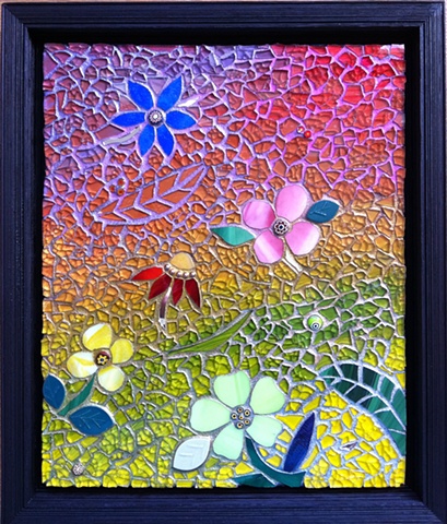 Blowing in the Wind by Cristina Ciloci  Maplestone Gallery  Contemporary Mosaic Art