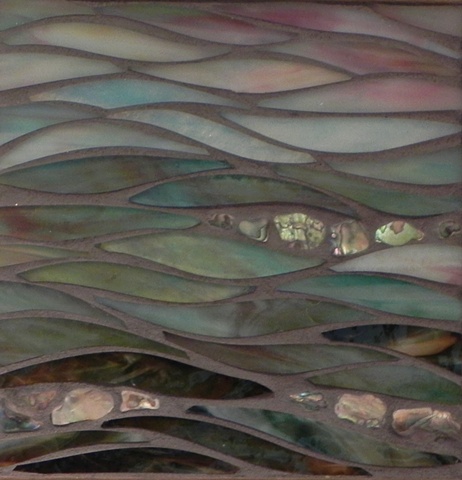 Beachscape by Jean Loney   Maplestone Gallery  Contemporary Mosaic Art