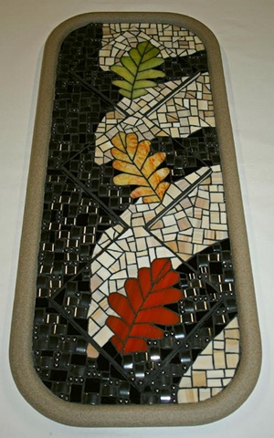 Gambrel Oak by Melanie MacDonald  ~  Maplestone Gallery  ~  Contemporary Mosaic Art