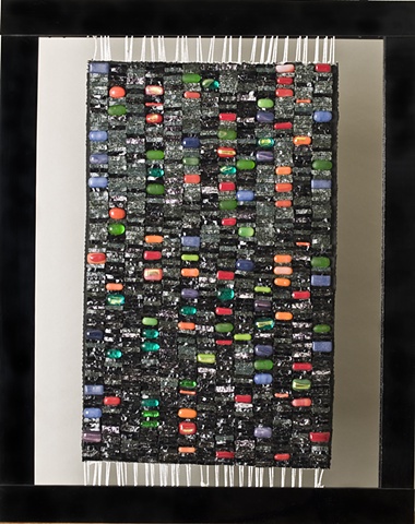Fabric of Life ll by Marian Shapiro  ~  Maplestone Gallery  ~  Contemporary Mosaic Art