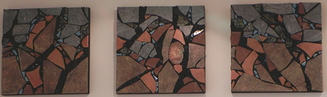 Maplestone Gallery ~ Contemporary Mosaic Art  ~ 'Sedona' by Donna Lieberman
