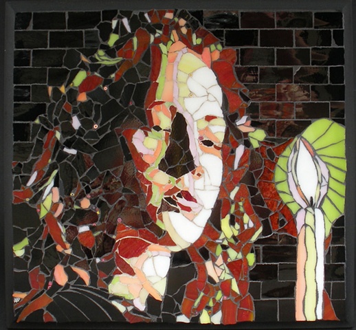 Nancy by Pat Mitchell  Maplestone Gallery  Contemporary Mosaic Art