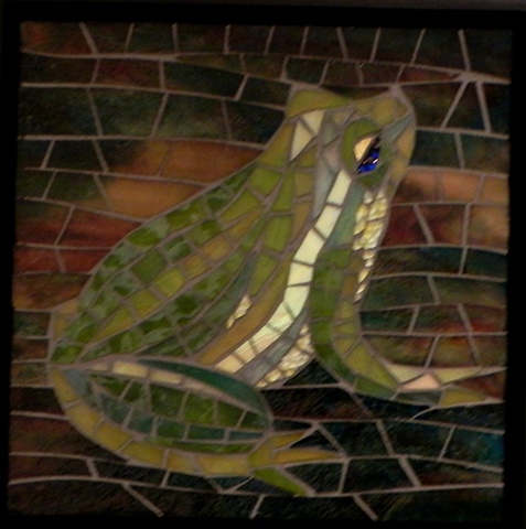 Forest Frog  Maplestone Gallery  Contemporary Mosaic Art