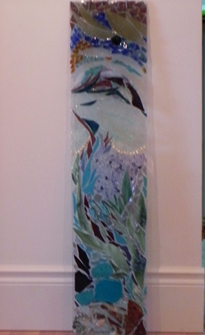 Beneath the Pearly Deep 1   Maplestone Gallery  Contemporary Mosaic Art