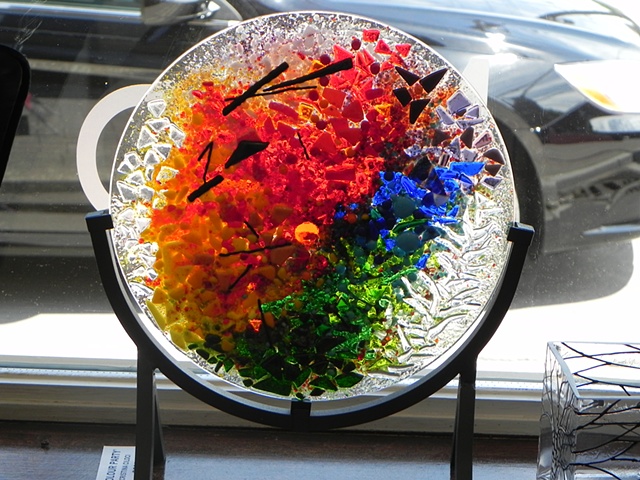 Colour Party  by Cristina Ciloci  ~  Maplestone Gallery ~  Contemporary Mosaic Art