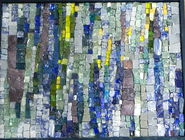 Sunlit Glen by Sophie Drouin ~  Maplestone Gallery  ~  Contemporary Mosaic Art