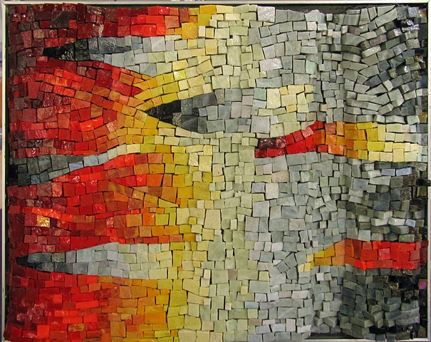 How Strange the Change from Major to Minor by Marian Shapiro  ~  Maplestone Gallery  ~  Contemporary Mosaic Art
