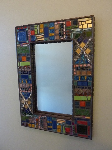 Bollywood by Lynn Rowdon   Maplestone Gallery  Contemporary Mosaic Art