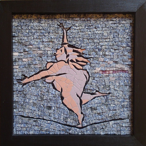 "Big Steps" by Irit Levy  Maplestone Gallery  Contemporary Mosaic Art