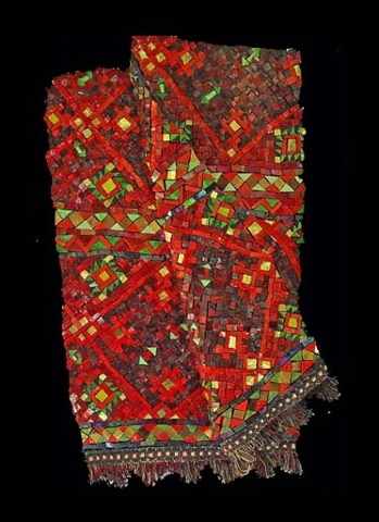 Red Kilim by Marian Shapiro
