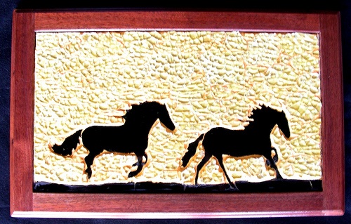 Maplestone Gallery ~ Contemporary Mosaic Art  ~ 'Frolic' by Laurie Gilson