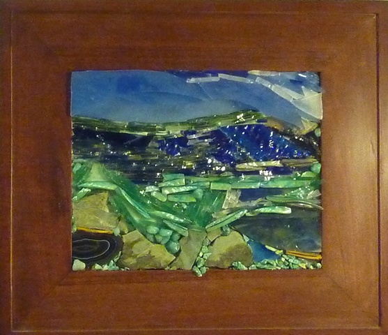 The Beauty of Georgian Bay by Lynn Rowdon  ~  Maplestone Gallery  ~  Contemporary Mosaic Art