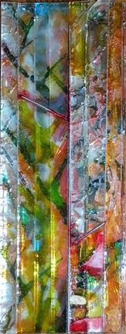 Iced Over by Pat Mitchell  ~ Maplestone Gallery  ~  Contemporary Mosaic Art