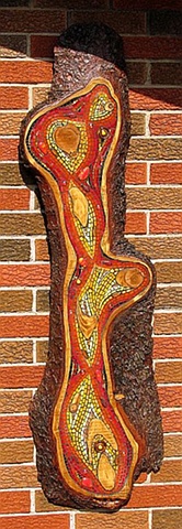 "Red River Swirl" by Gillian Swanink