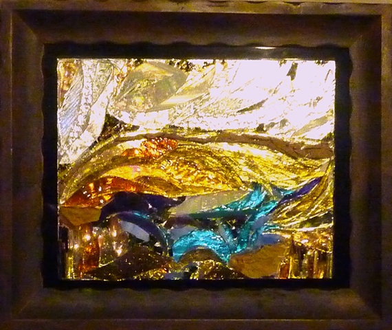 Lost Lake by Lynn Rowdon  ~  Maplestone Gallery  ~  Contemporary Mosaic Art