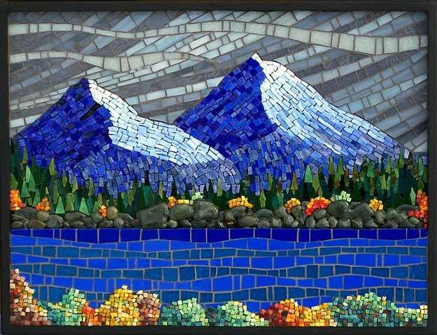 Hight Country by Terry Nicholls  Maplestone Gallery  Contemporary Mosaic Art