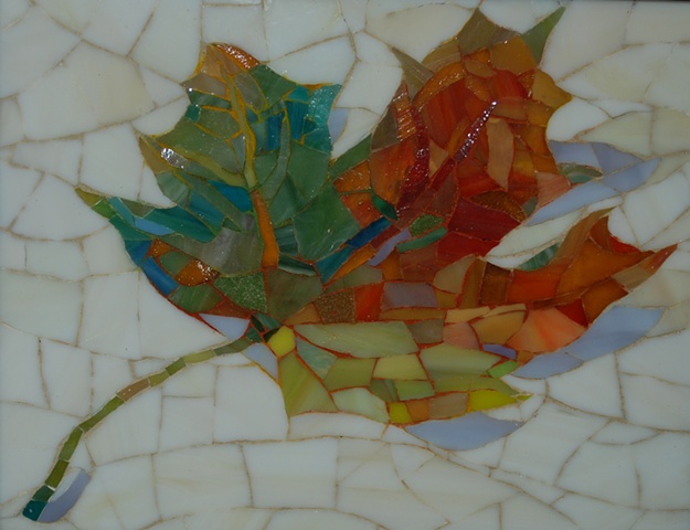 "The Gift" by Carol Shelkin  ~  Maplestone Gallery  ~  Contemporary Mosaic Art