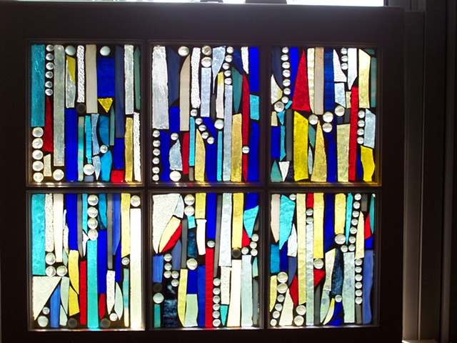 Summer Rain by Gerri Proulx'  ~  Maplestone Gallery  ~  Contemporary Mosaic Art
