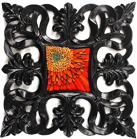 Amelia by Lin Schorr  ~  Maplestone Gallery  Contemporary Mosaic Art