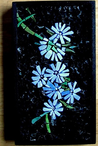 Chicory by Tricia Huffman   Maplestone Gallery   Contemporary Mosaic Art