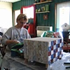 Mosaic Footstool by Heather Vollans