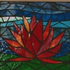 "Red Waterlily" by Jean Loney
