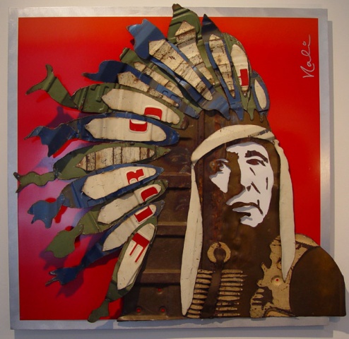 Native American Chief  Yellow Owl r17g5