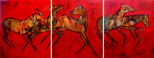 Unbridled (triptych) r4g2