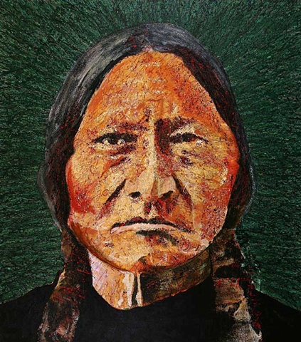 Sitting Bull in Green