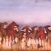 Two Red Horses