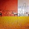 Michael Cutlip "Yellow Wood" 23 x 23
