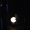 Blue Man with Earth