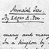 Annabel Lee