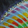 Color Spiral with Eyes
