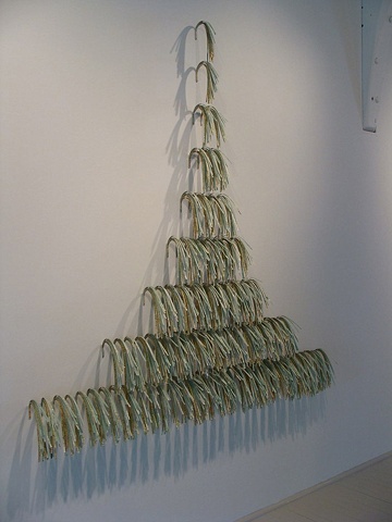 Installation using maps and pins for the 2010 CMCA Biennial by Shannon Rankin