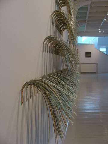 Installation using maps and pins for the 2010 CMCA Biennial by Shannon Rankin