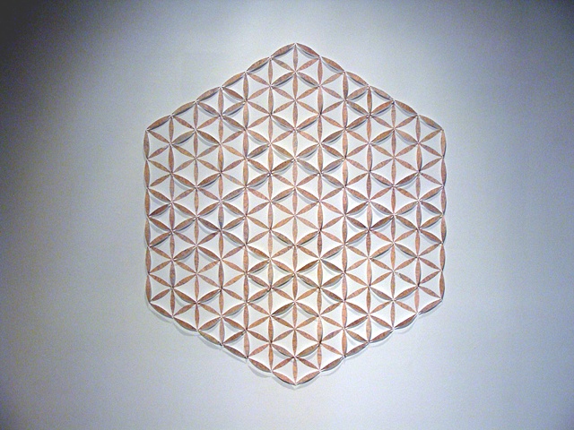 Installation using maps and pins for the 2009 Biennial Juried Exhibition titled Aggregate by Shannon Rankin