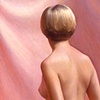 Figure With Pink Background