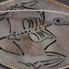 Bat Fossil Brooch (back)