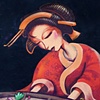 Geisha serving Sushi Boat