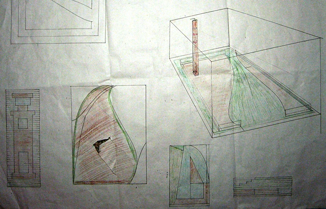 Preliminary sketches including "Orca Fin"
