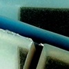 "Clear Cube With Brown Cube 1"