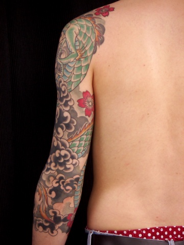 Dragon Sleeve ( Rear View )