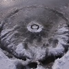TRIPOD SPIN ON DOWEL LAKE IN WINTER