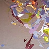 Magnoliaflague 50
2010
acrylic and metallic paint on rayon
50 x 120 inches