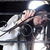 Shmuela- in the attic of our studio